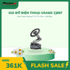  Giá Đỡ Điện Thoại Hút Chân Không Ô Tô Từ Tính + Để Bàn USAMS ZJ087 (360° Rotation, 360° Foldable, 3-Axis folding, N52 Strong magnetic adsorption) 