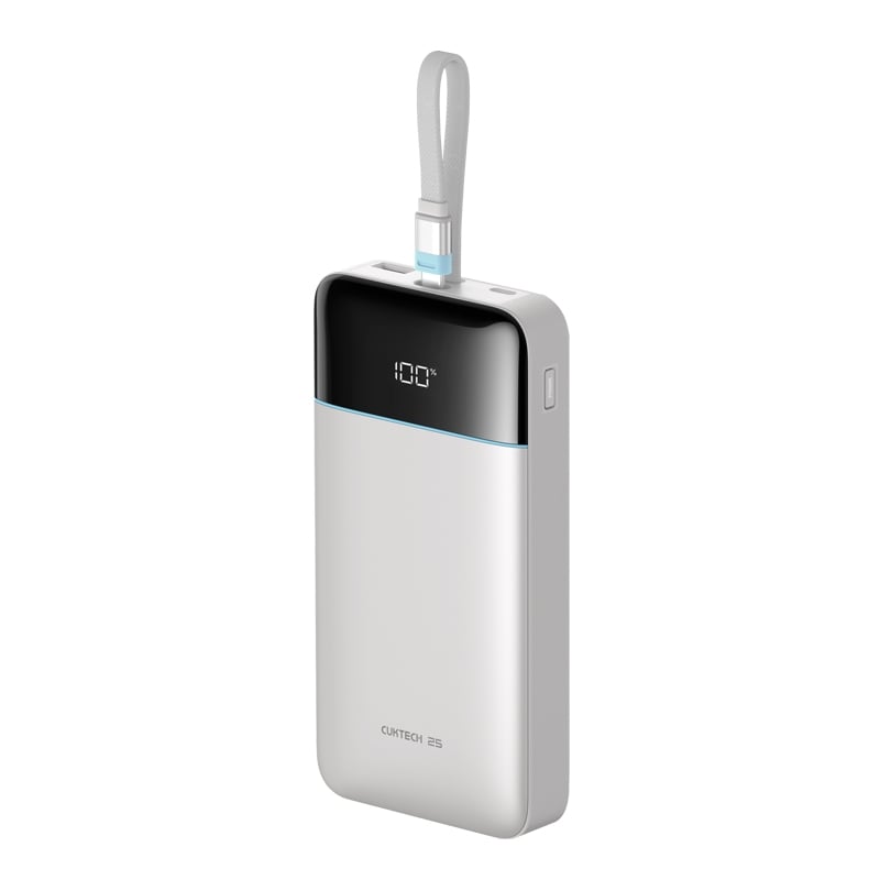 Pin Dự Phòng CUKTECH 25 SE 25000mAh 120W (CCC / 3C Certification) - WHITE Pin Dự Phòng CUKTECH 25 SE 25000mAh 120W (CCC / 3C Certification) - WHITE