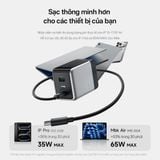 Củ Sạc Nhanh CUKTECH 6 Ultra 100W (2*Type-C + 1*USB-A ports, ADC2.0, OPC2.0, Smart Display) 