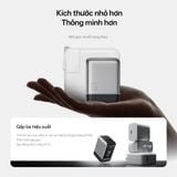  Củ Sạc Nhanh CUKTECH 6 Ultra 100W (2*Type-C + 1*USB-A ports, ADC2.0, OPC2.0, Smart Display) 