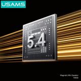  Loa Di Động Từ Tính Mini TWS Bluetooth USAMS YX016 5W (Bluetooth v5.4, 3H, 700mAh, 360° surround sound) 