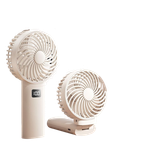  Quạt tuần hoàn tích điện mini cầm tay RTAKO BreezeFlow Y20 Foldable Circulation Fan (4W, 4800mAh, Pin Chờ 36H) 