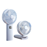  Quạt tuần hoàn tích điện mini cầm tay RTAKO BreezeFlow Y20 Foldable Circulation Fan (4W, 4800mAh, Pin Chờ 36H) 