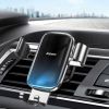  Đế giữ điện thoại trên xe Ô Tô Baseus Glaze Gravity Car Mount (New 2020 upgrade Model, Metal Bracket, Air Outlet Version - Gắn khe gió máy lạnh) 