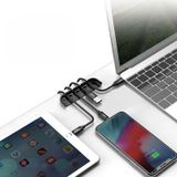  Bộ cố định dây cáp kiêm hỗ trợ dán màn hình Baseus Cable Fixing Magic Tool LV378 cho iPhone X/ XS/ XR/ XS Max (Cable Organizer and Tempered Glass Installation Helper) 
