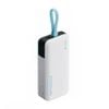 Pin Dự Phòng CUKTECH CP24 20000mAh 40W (2*Type-C + 1*USB-A, With Type-C Built-in Cable, Digital Display, 3C Certification) 