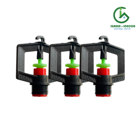 Béc tưới rau BB917-VAN ren ngoài 17 IGreen