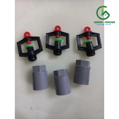 Béc tưới rau có móc tháo rời BB917+ - VAN ren ngoài 17 IGreen