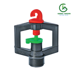 Béc tưới rau có móc tháo rời BB917+ - VAN ren ngoài 17 IGreen