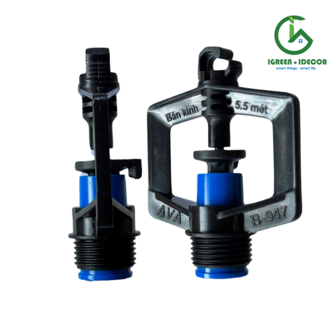 Béc tưới rau BB947-VAN ren ngoài 17 IGreen