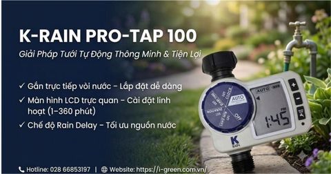 Bộ hẹn giờ tưới cây K-Rain PRO-TAP 100