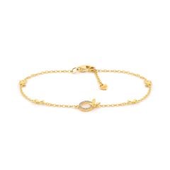 Lắc tay vàng vàng 14K gắn đá CZ DOJI AFBK000796F1CZ1