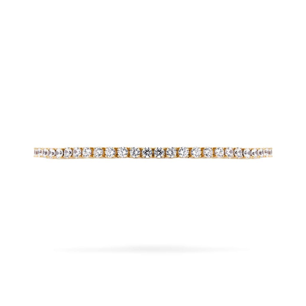 Lắc tay vàng vàng 18K gắn đá CZ DOJI AFBM101125D1CZ1 