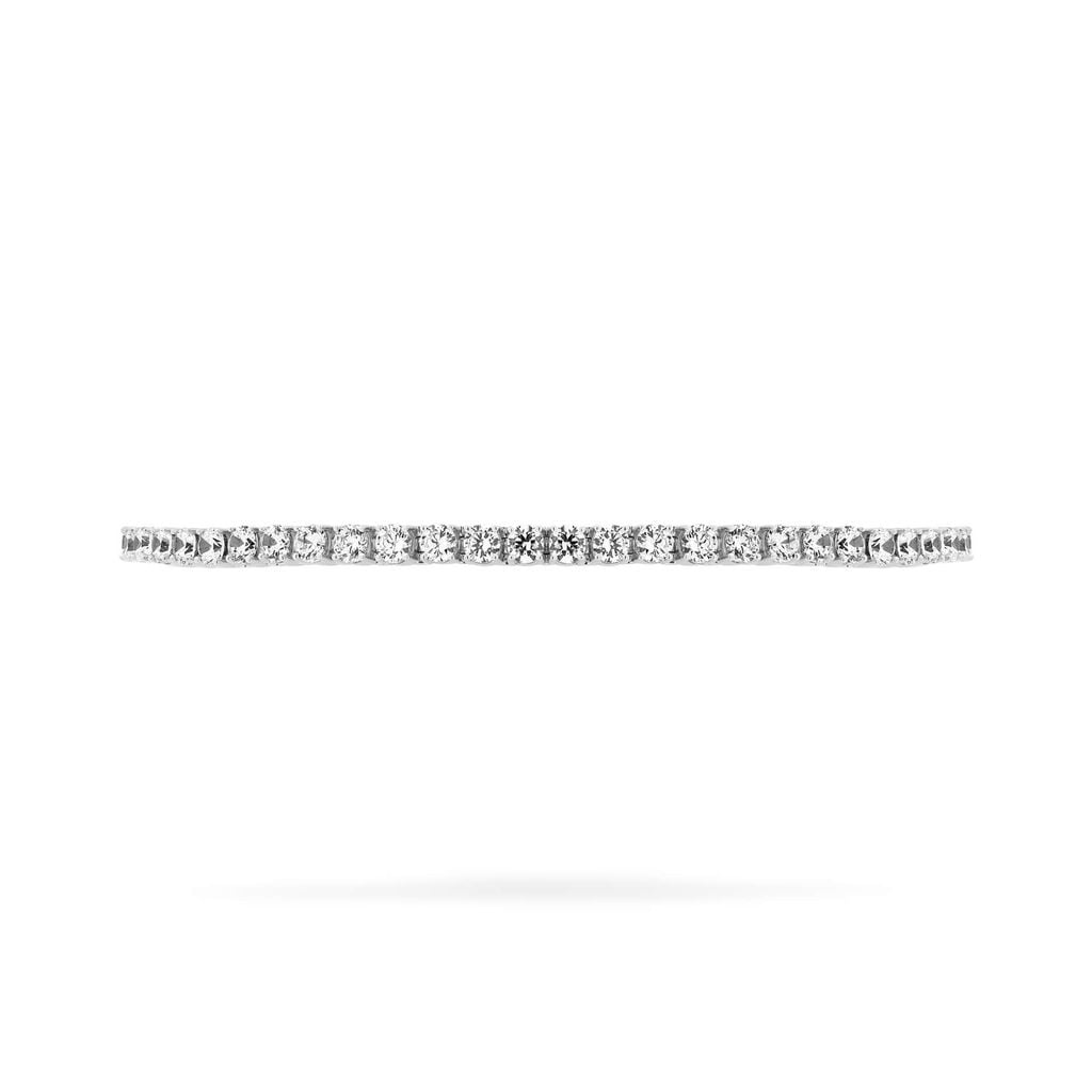 Lắc tay vàng trắng 18K gắn đá CZ DOJI AFBM101125D2CZ1 