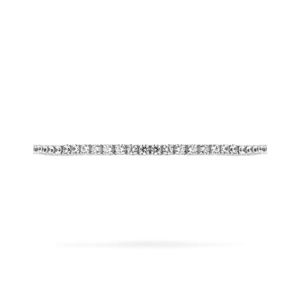 Lắc tay vàng trắng 18K gắn đá CZ DOJI AFBM101125D2CZ1