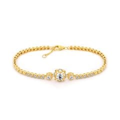 Vòng tay vàng vàng 18K gắn đá CZ DOJI AFBM300425D1CZ1
