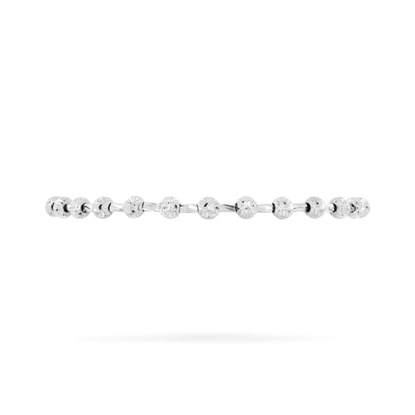 Lắc tay vàng trắng 18K DOJI AFBM910212D2KK1