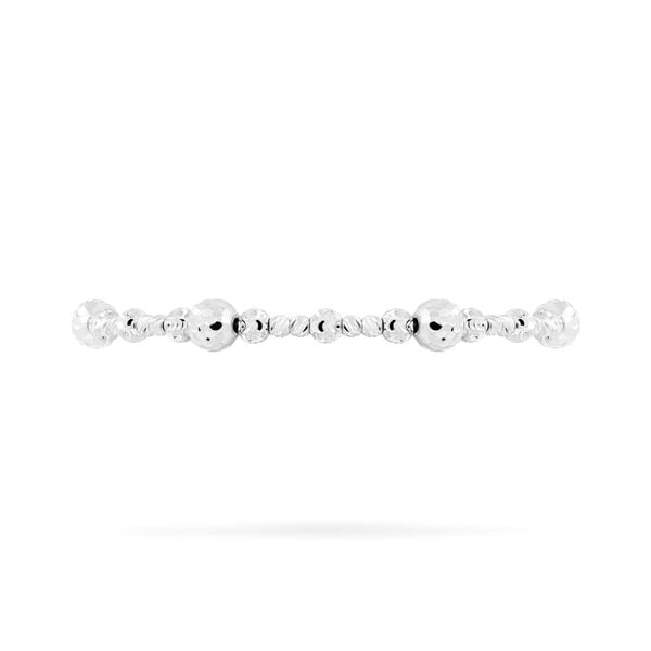 Lắc tay vàng trắng 18K DOJI AFBM910220D2KK1
