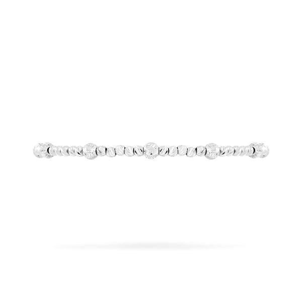 Lắc tay vàng trắng 18K DOJI AFBM910221D2KK1