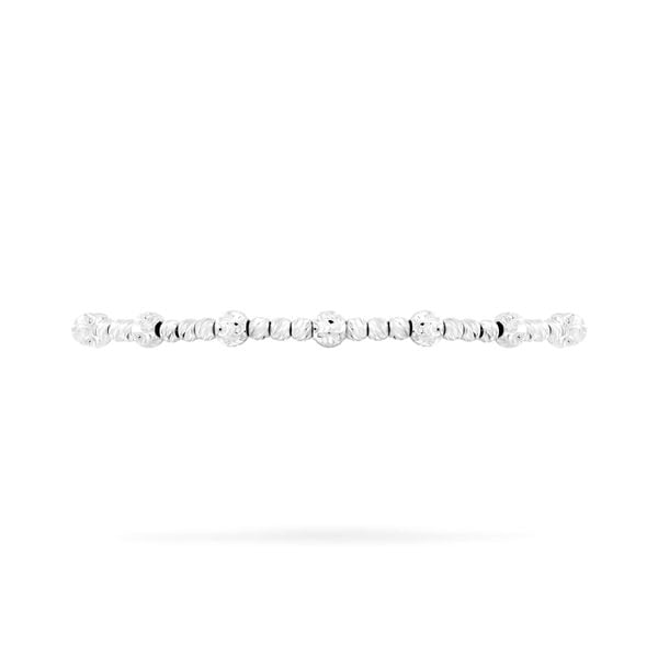 Lắc tay vàng trắng 18K DOJI AFBM910223D2KK1