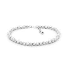 Lắc tay vàng trắng 18K DOJI AFBM910225D2KK1