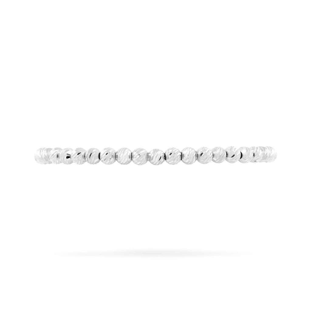 Lắc tay vàng trắng 18K DOJI AFBM910225D2KK1 