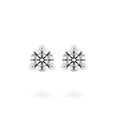 Hoa tai vàng trắng 14K gắn kim cương DOJI AFEB000003F2HA1