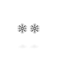 Hoa tai vàng trắng 14K gắn kim cương DOJI AFEB002170F2HA1