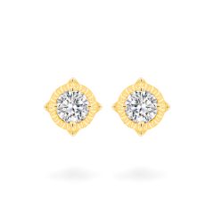 Hoa tai vàng vàng 18K gắn đá CZ DOJI AFEM200528D1CZ1