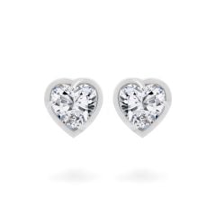 Hoa tai vàng trắng 18K gắn đá CZ DOJI AFEM200530D2CZ1