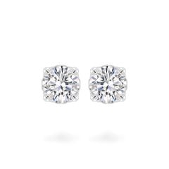 Hoa tai vàng trắng 18K gắn đá CZ DOJI AFEM200532D2CZ1