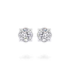 Hoa tai vàng trắng 18K gắn đá CZ DOJI AFEM200534D2CZ1