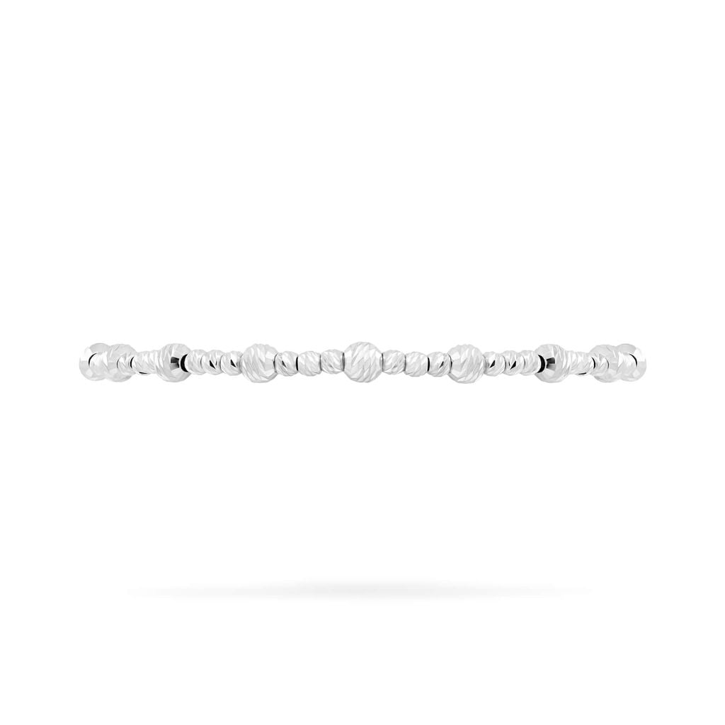 Vòng tay vàng trắng 18K DOJI AFGM910235D2KK1 