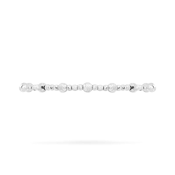Vòng tay vàng trắng 18K DOJI AFGM910235D2KK1
