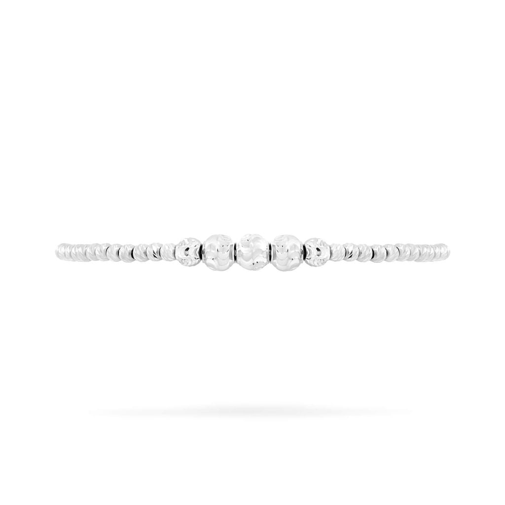 Vòng tay vàng trắng 18K DOJI AFGM910236D2KK1 