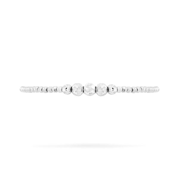 Vòng tay vàng trắng 18K DOJI AFGM910236D2KK1