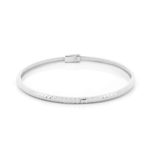 Vòng tay vàng trắng 18K DOJI AFGM910239D2KK1
