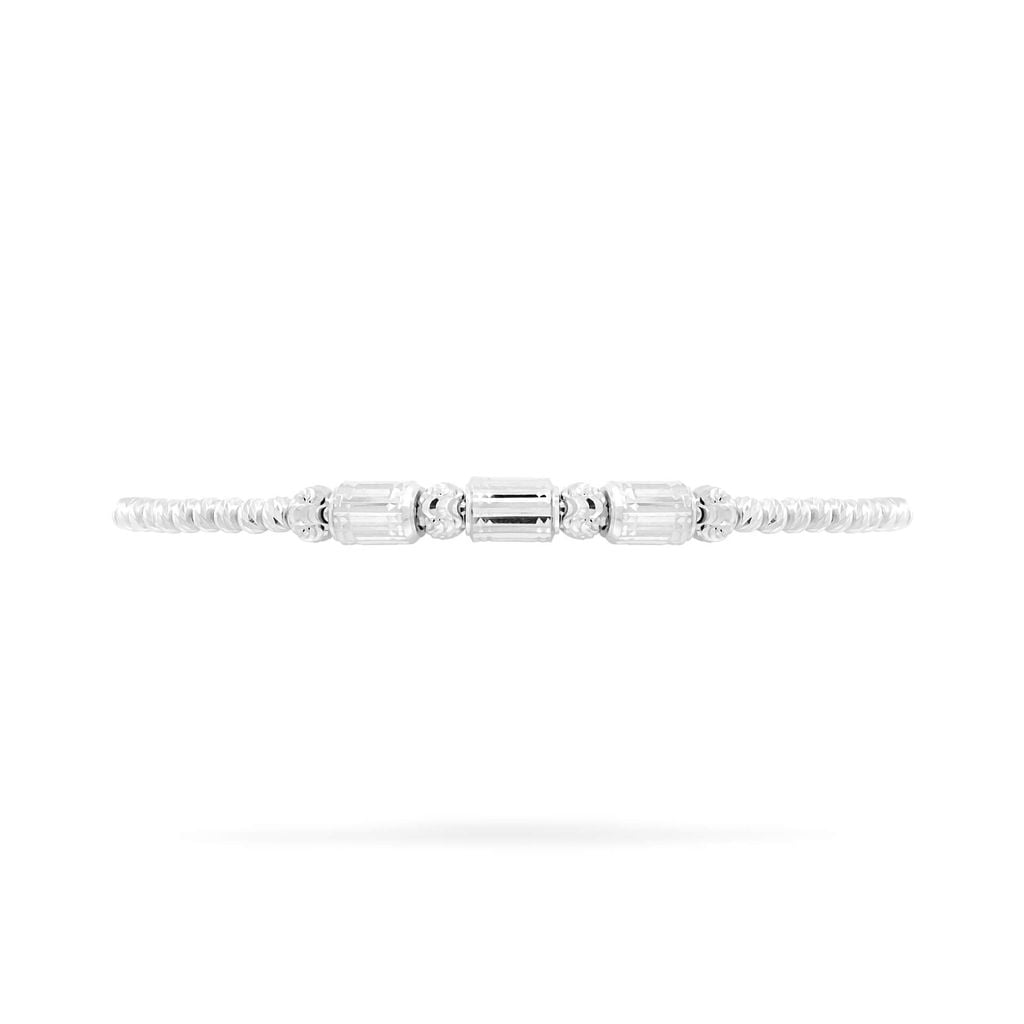 Vòng tay vàng trắng 18K DOJI AFGM910242D2KK1 