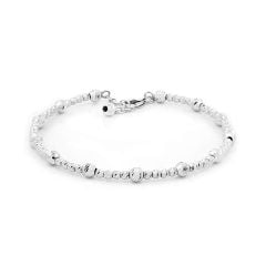 Vòng tay vàng trắng 18K DOJI AFGM910266D2KK1