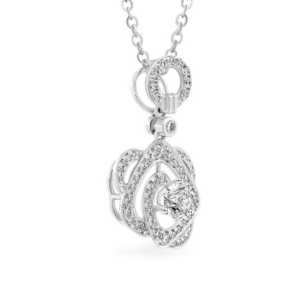 Mặt dây vàng trắng 14K gắn kim cương DOJI AFPB200023F2HA1