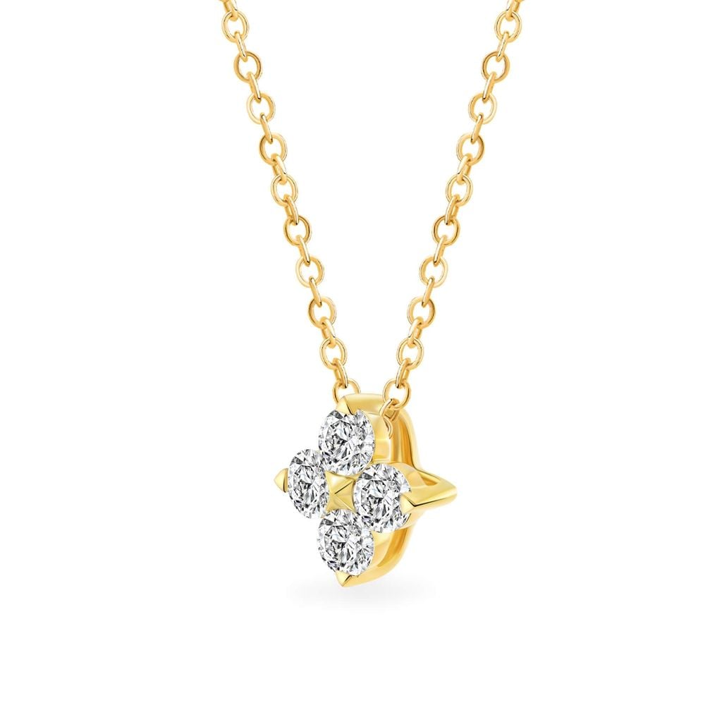 Mặt dây vàng vàng 14K gắn đá CZ DOJI AFPK000745F1CZ1 