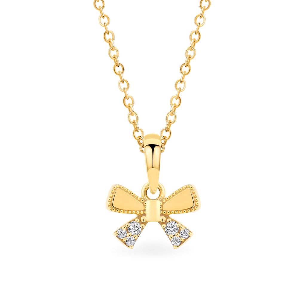 Mặt dây vàng vàng 14K gắn đá CZ DOJI AFPK000746F1CZ1 