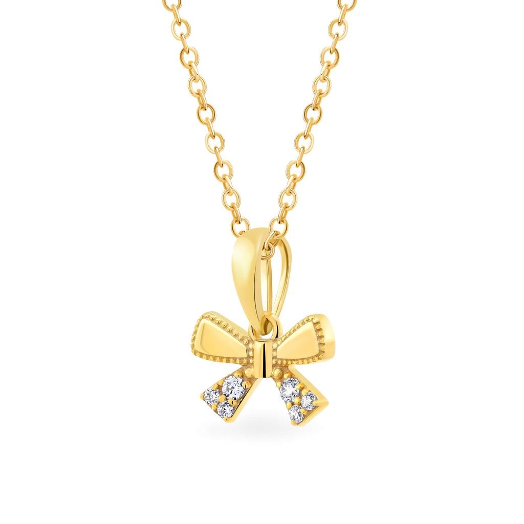 Mặt dây vàng vàng 14K gắn đá CZ DOJI AFPK000746F1CZ1 