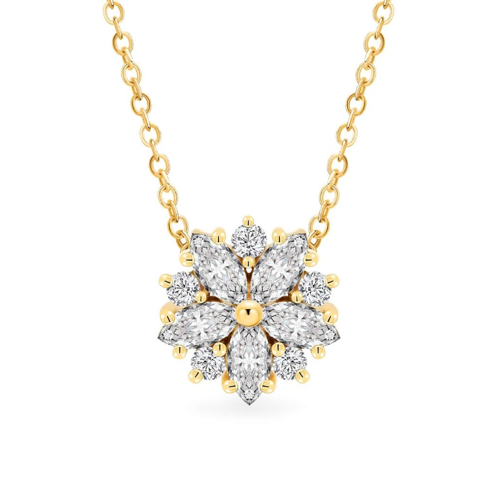 Mặt dây vàng vàng 14K gắn đá CZ DOJI AFPK000747F1CZ1 