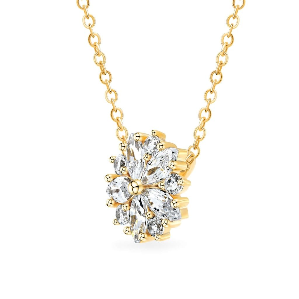 Mặt dây vàng vàng 14K gắn đá CZ DOJI AFPK000747F1CZ1 