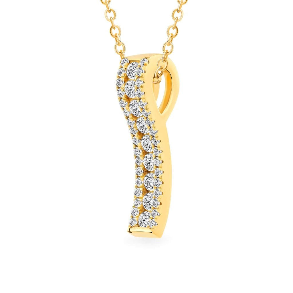 Mặt dây vàng vàng 18K gắn đá CZ DOJI AFPM000223D1CZ1 