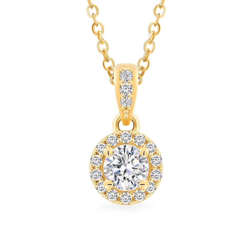 Mặt dây vàng vàng 18K gắn đá CZ DOJI AFPM200537D1CZ1 