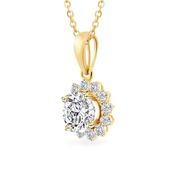 Mặt dây vàng vàng 18K gắn đá CZ DOJI AFPM500135D1CZ1