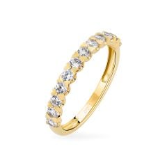 Nhẫn vàng vàng 18K gắn đá CZ DOJI AFRM001103D1CZ1
