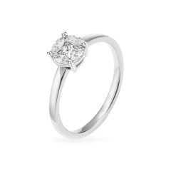 Nhẫn vàng trắng 14K gắn kim cương DOJI AFRR790015F2DA1